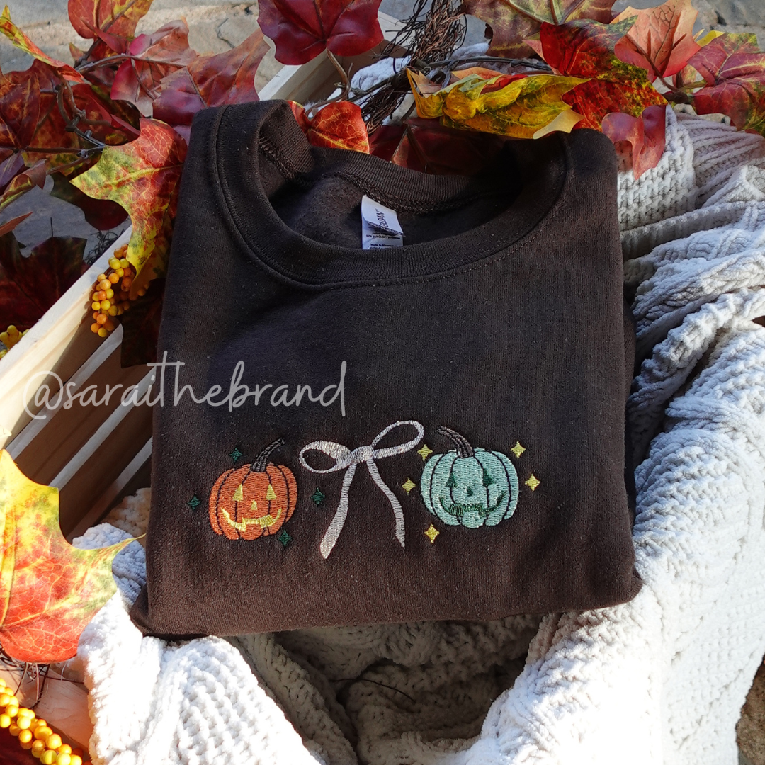 Pumpkin Bows Sweatshirt